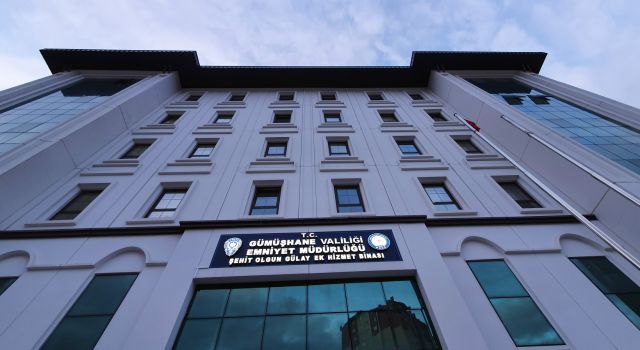 Gümüşhane'nin 81 yıllık polis karakolu yeni binasına taşındı